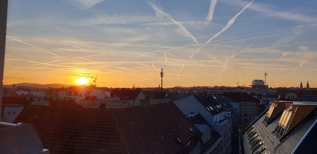 sunset Vienna